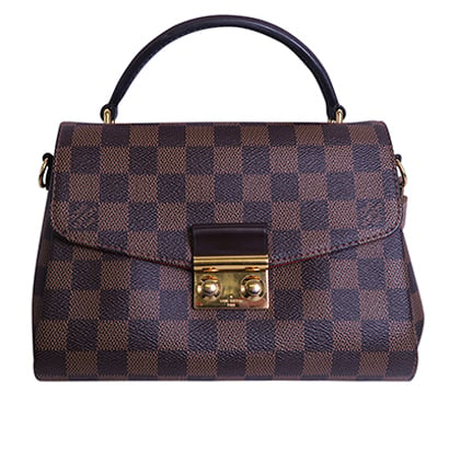 Croisette, &pound;1,000, Handbags, Brown, Coated Canvas, Front view
